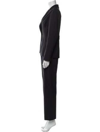 Valentino Virgin Wool Striped Pantsuit