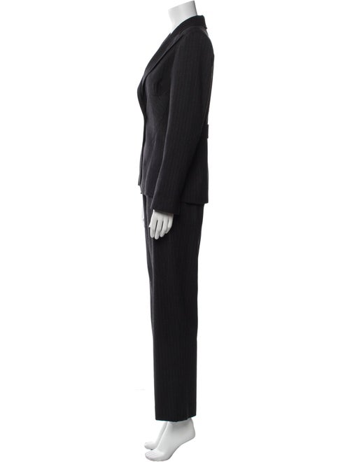 Valentino Virgin Wool Striped Pantsuit