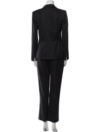 Valentino Virgin Wool Striped Pantsuit