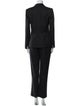 Valentino Virgin Wool Striped Pantsuit