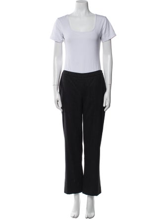 Valentino Virgin Wool Striped Pantsuit