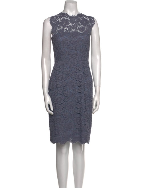 Valentino Crew Neck Knee-Length Dress