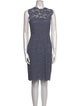 Valentino Crew Neck Knee-Length Dress