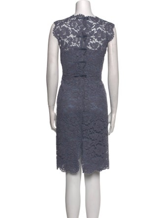 Valentino Crew Neck Knee-Length Dress