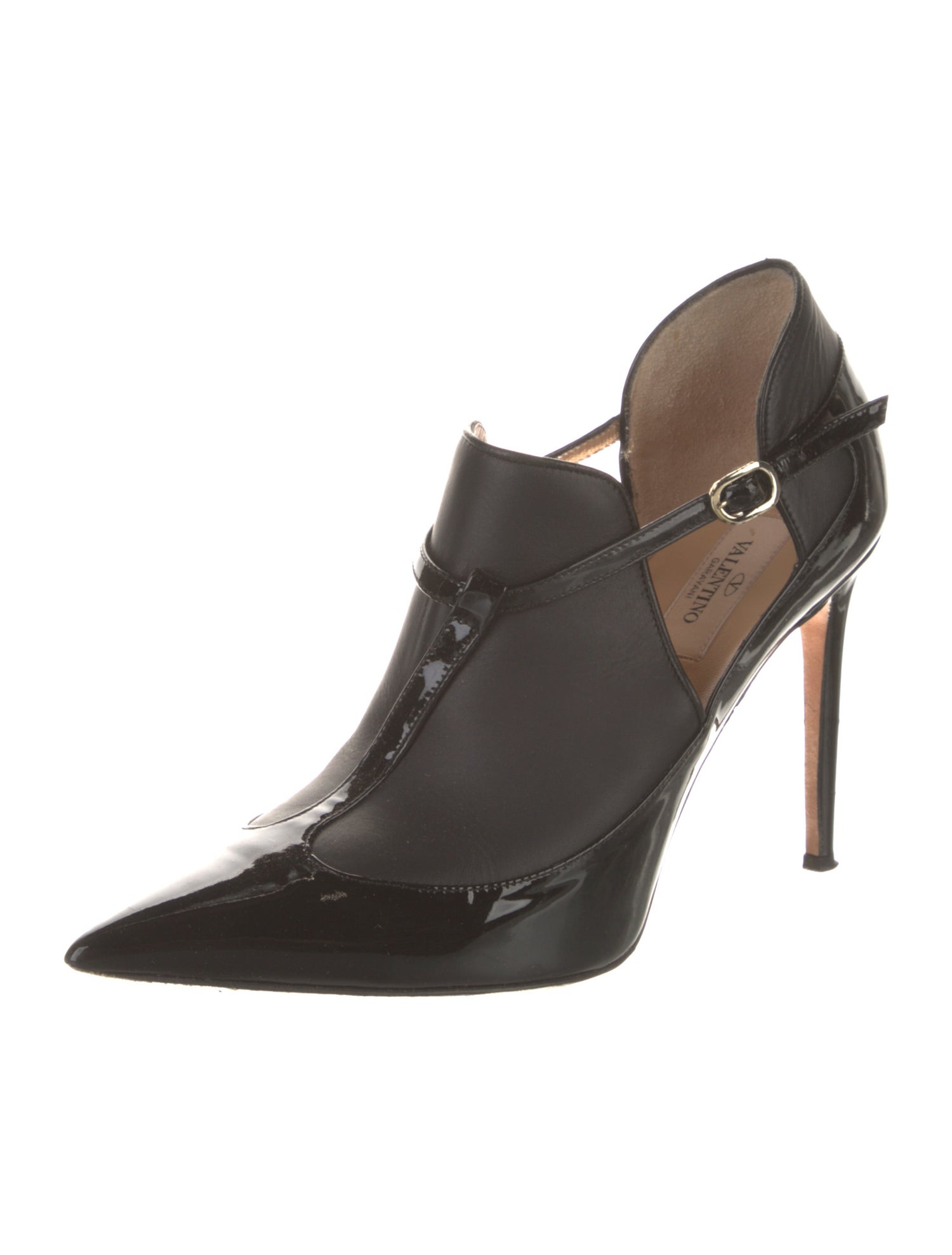 Valentino Patent Leather T-Strap Pumps