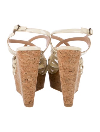 Valentino Patent Leather Slingback Sandals