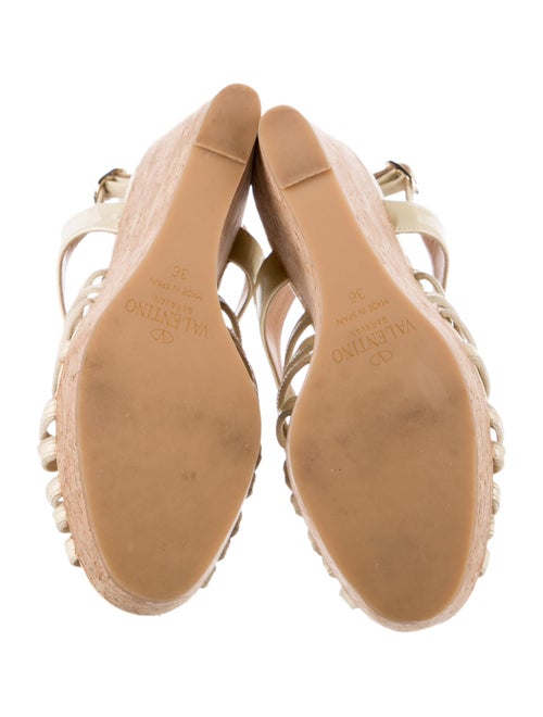 Valentino Patent Leather Slingback Sandals