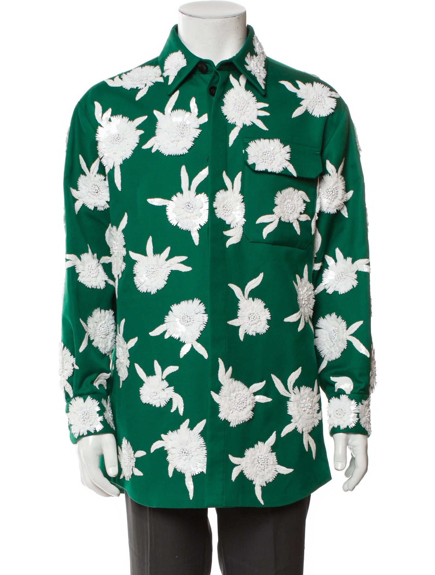 Valentino Floral Print Parka