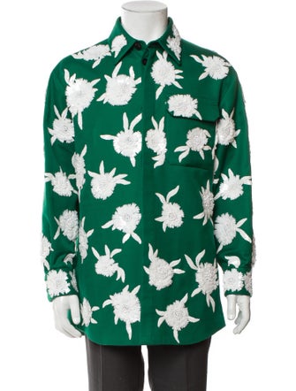 Valentino Floral Print Parka