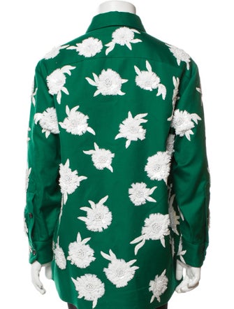 Valentino Floral Print Parka