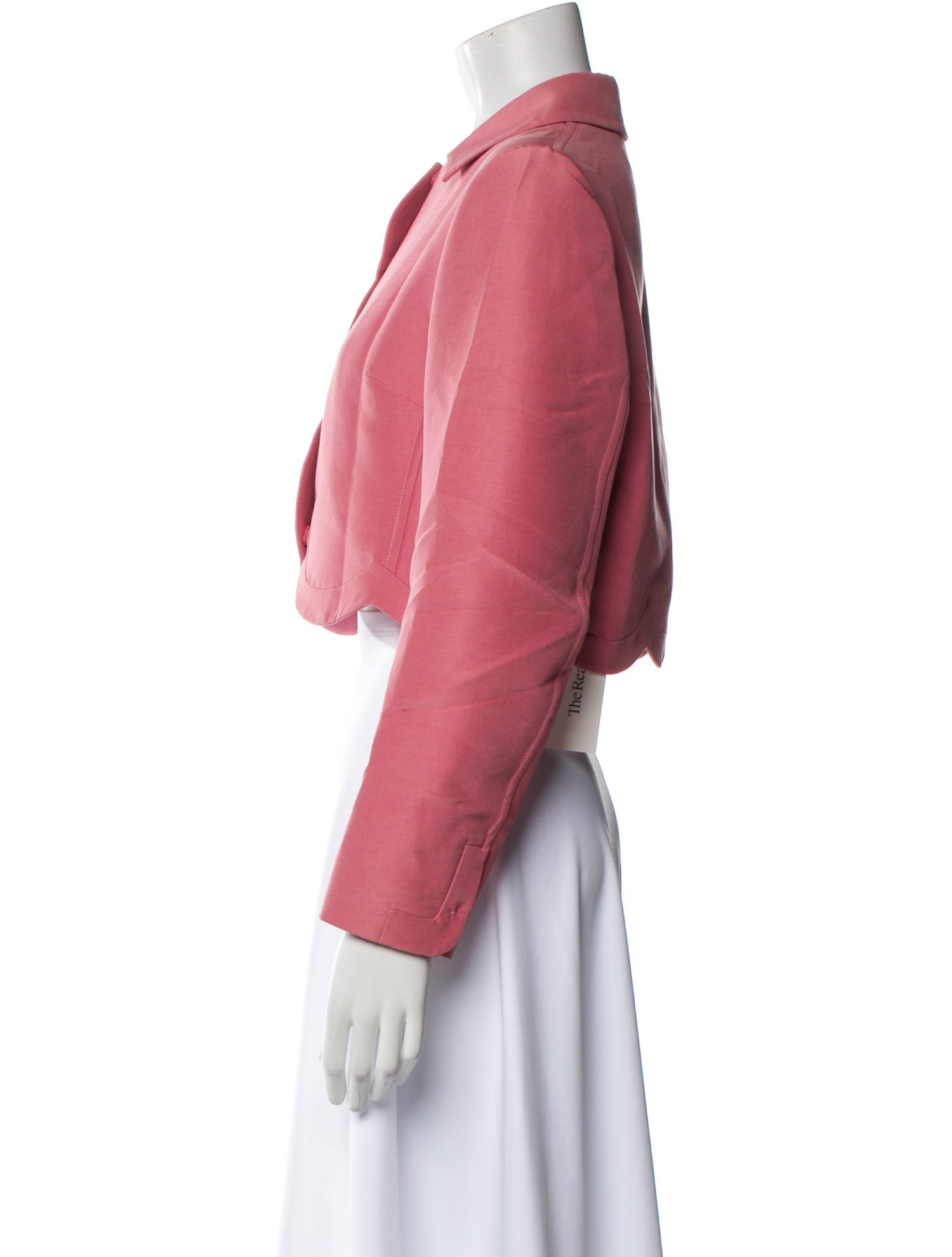 Valentino Long Sleeve Crop Top