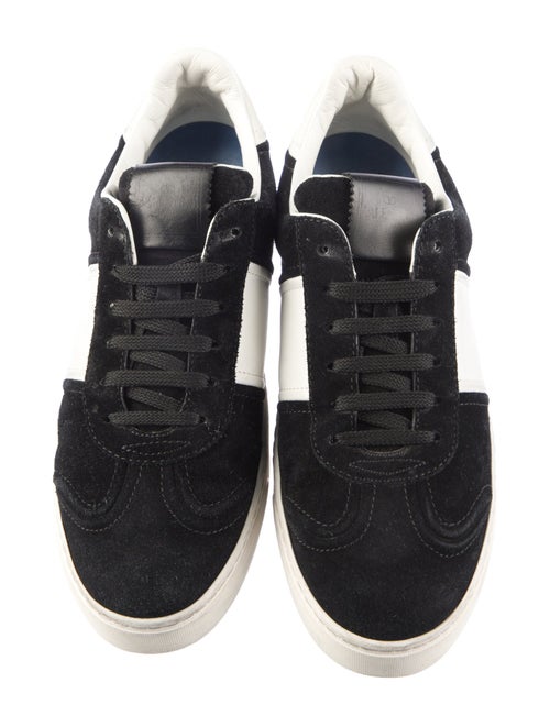 Valentino Rockstud Accents Suede Sneakers
