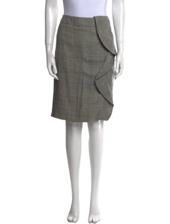 Valentino Virgin Wool Knee-Length Skirt