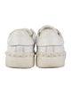 Valentino Rockstud Accents Leather Sneakers