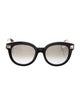 Valentino Rockstud Accents Round Sunglasses