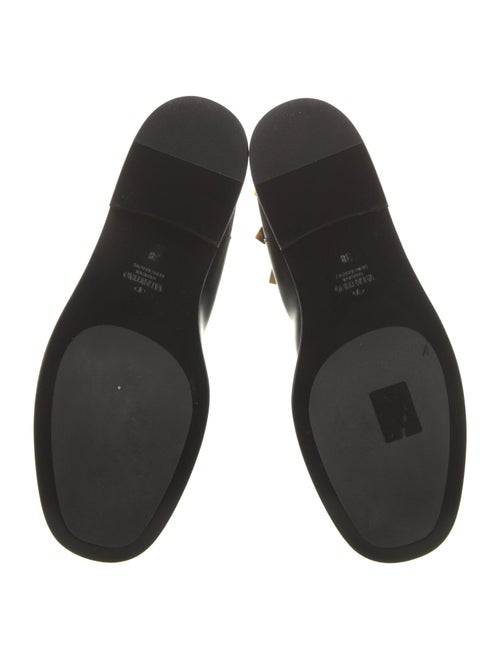 Valentino Rockstud Accents Leather Riding Boots