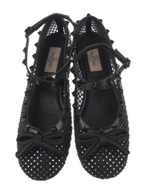 Valentino Mesh Lace Pattern Flats