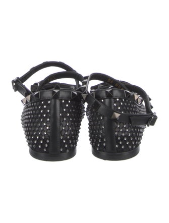 Valentino Mesh Lace Pattern Flats