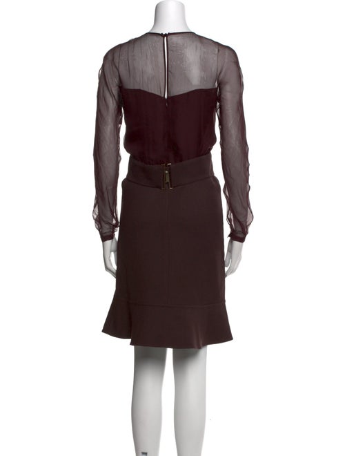 Valentino Crew Neck Knee-Length Dress