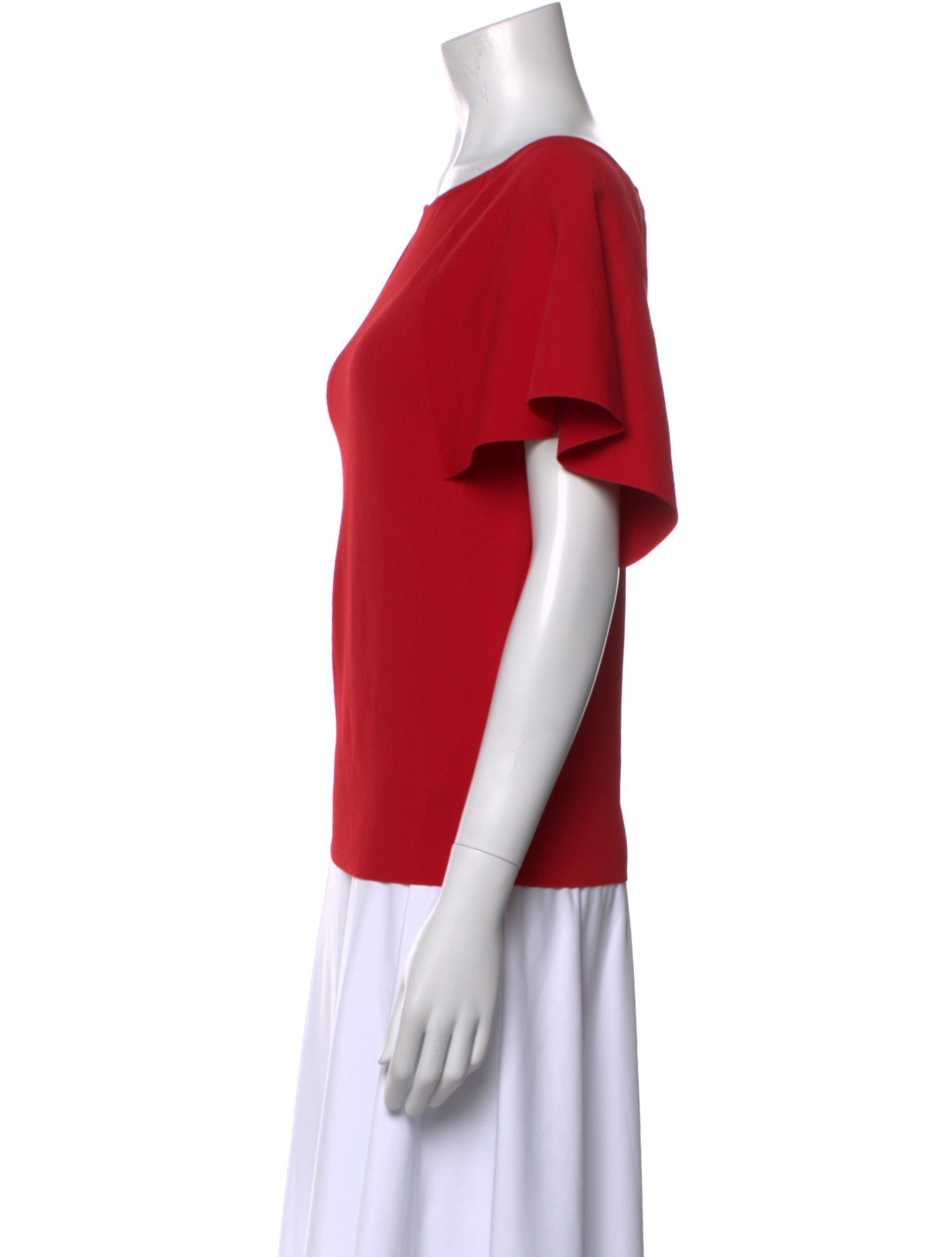 Valentino Silk Bateau Neckline T-Shirt w/ Tags