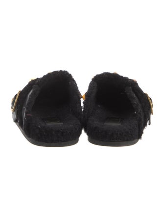 Valentino Rockstud Accents Leather Mules