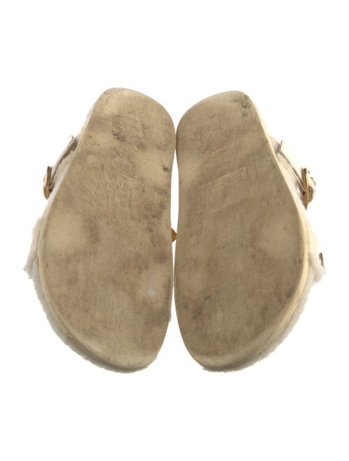 Valentino Rockstud Accents Fur Slides