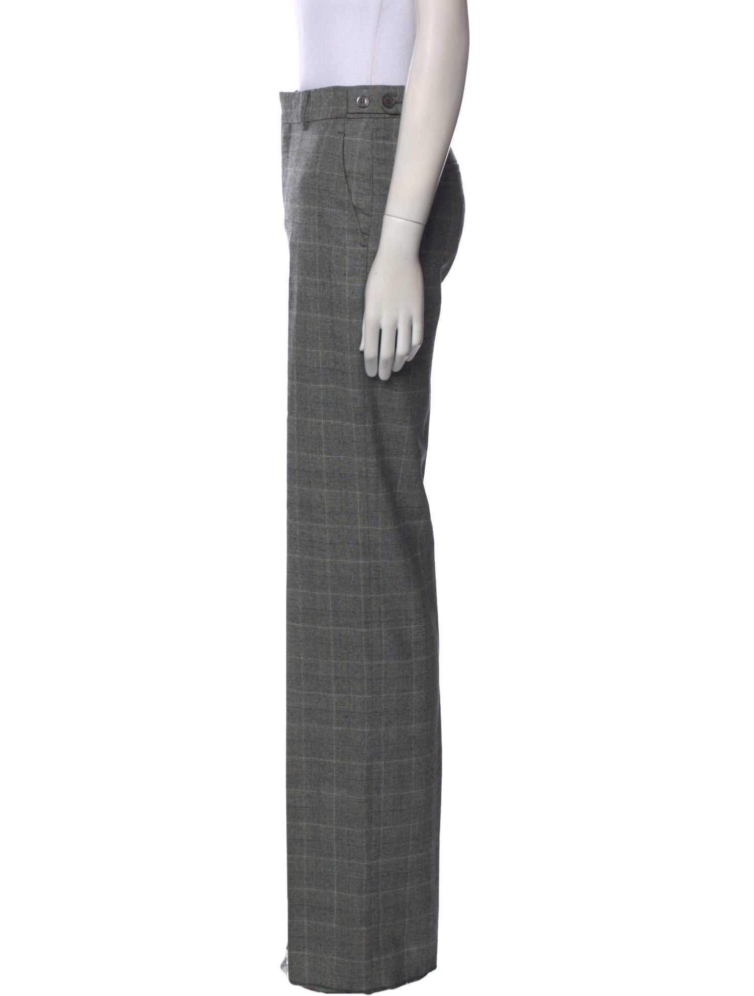 Valentino Virgin Wool Wide Leg Pants