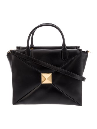 Valentino Leather Top Handle Bag