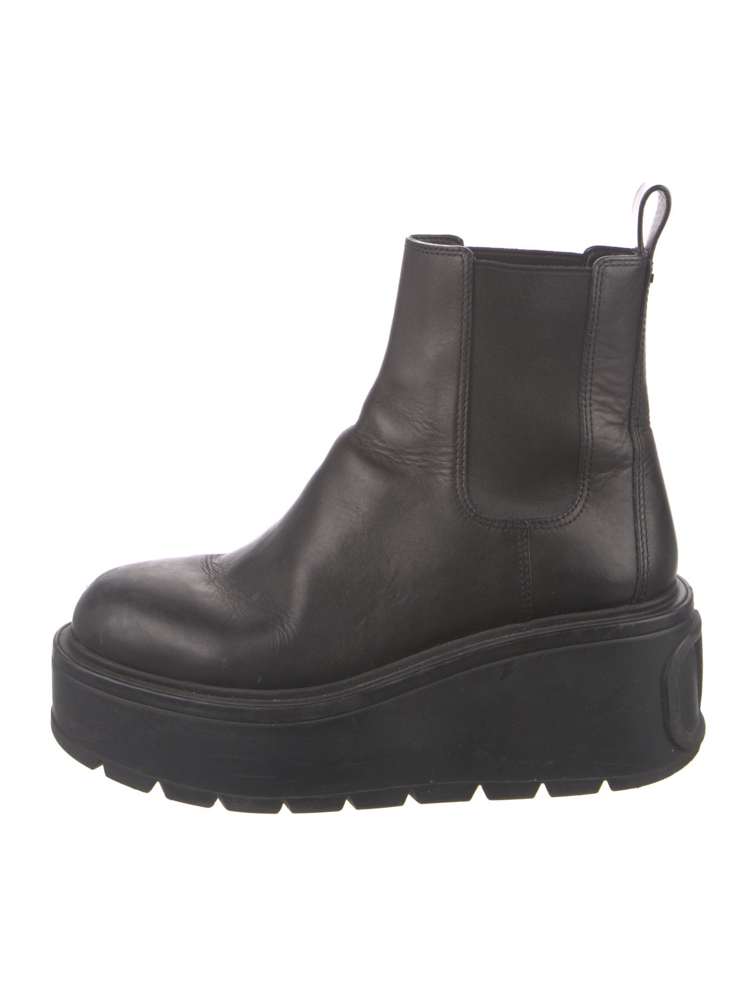 Valentino Leather Chelsea Boots