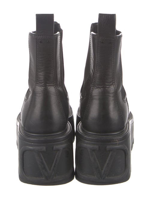 Valentino Leather Chelsea Boots