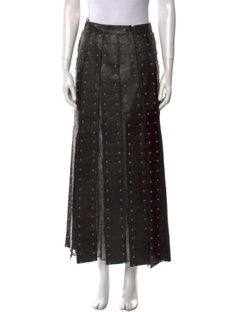 Valentino Lace Pattern Midi Length Skirt