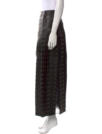 Valentino Lace Pattern Midi Length Skirt