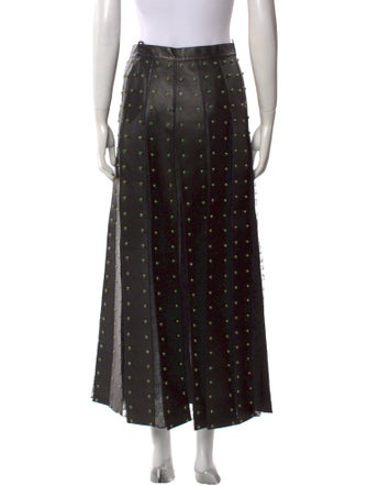 Valentino Lace Pattern Midi Length Skirt
