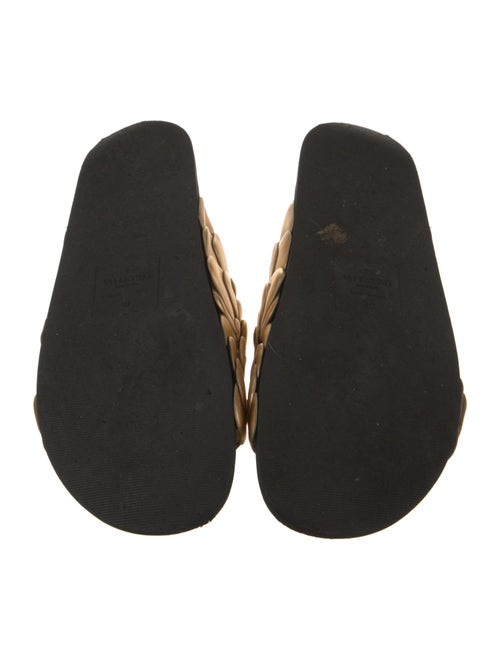 Valentino Leather Slides
