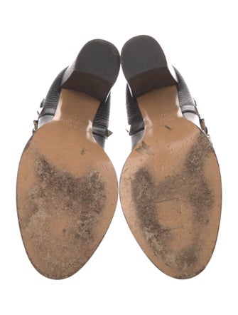 Valentino Rockstud Accents Leather Moto Boots