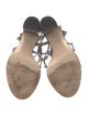 Valentino Rockstud Accents Leather T-Strap Sandals