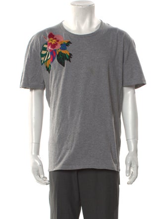 Valentino Rockstud Accents Graphic Print T-Shirt