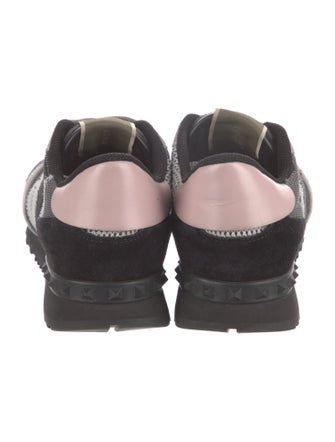 Valentino Rockstud Accents Mesh Sneakers
