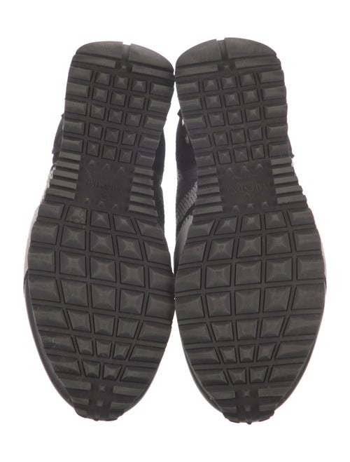 Valentino Rockstud Accents Mesh Sneakers