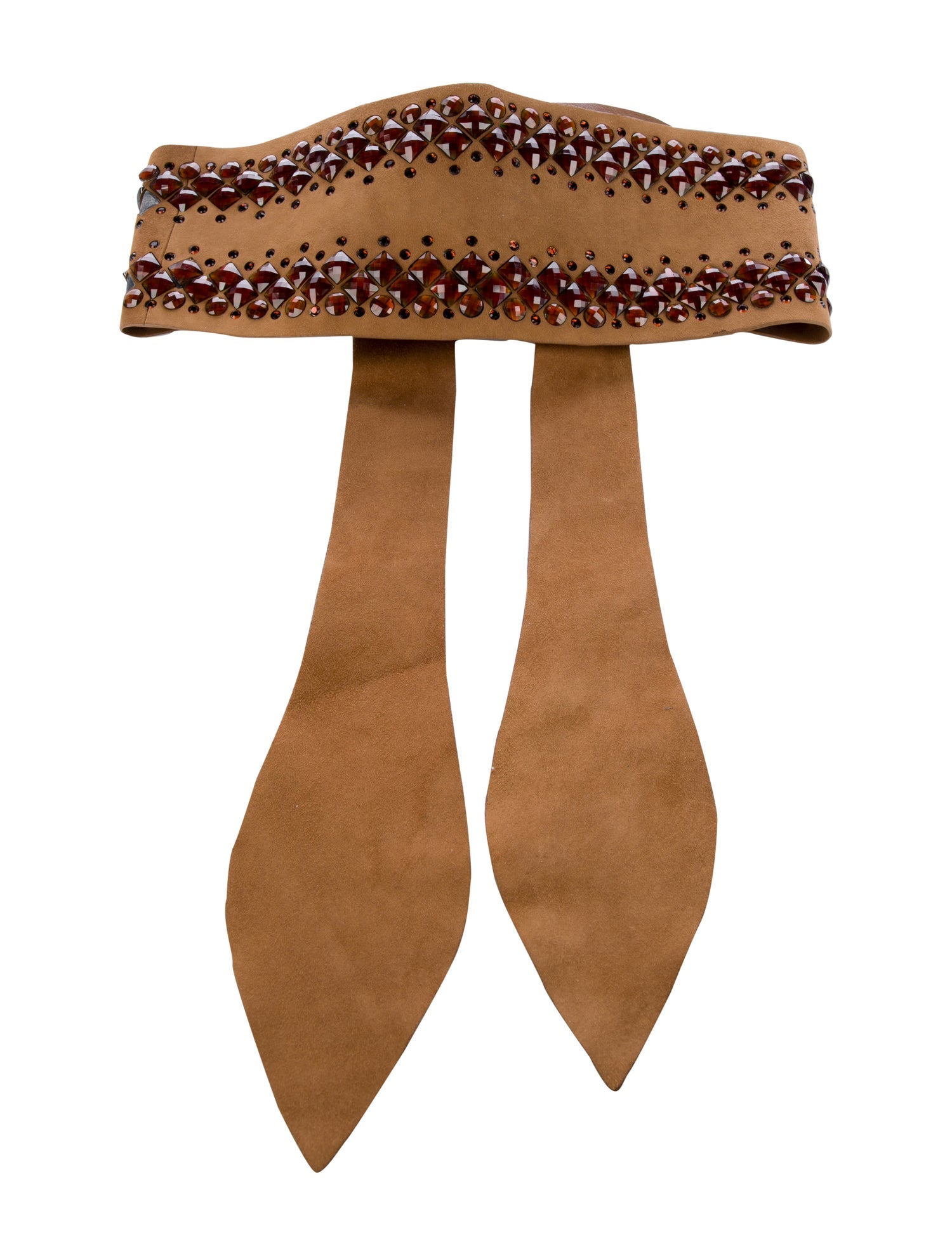 Valentino Wide Suede Waist Belt