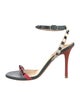 Valentino Rockstud Accents Leather Sandals