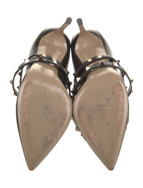 Valentino Rockstud Accents Leather Pumps
