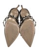 Valentino Rockstud Accents Leather Pumps