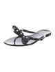 Valentino Rockstud Accents Rubber Flip Flops