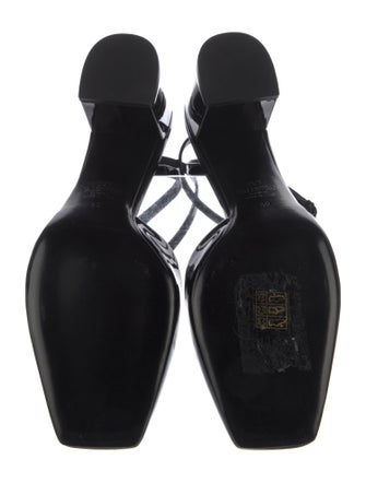 Valentino Rockstud Accents Patent Leather D'Orsay Pumps