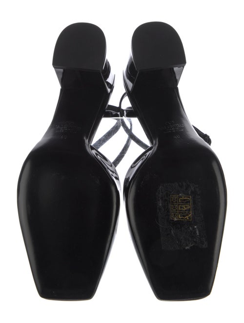 Valentino Rockstud Accents Patent Leather D'Orsay Pumps