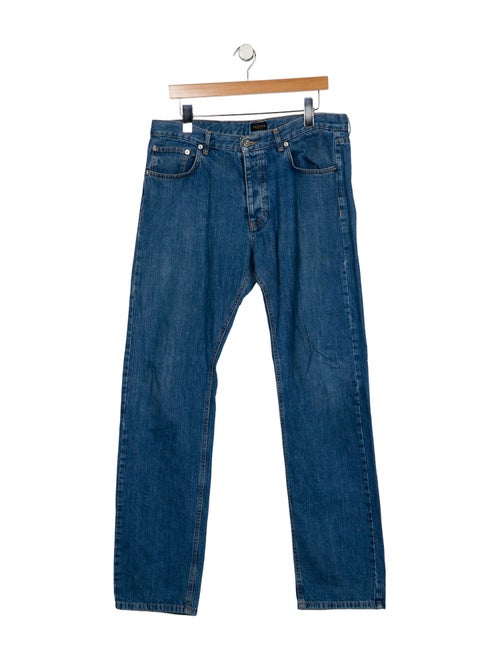 Valentino High-Rise Straight Leg Jeans