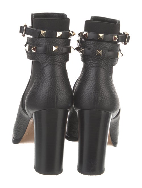 Valentino Rockstud Accents Leather Boots