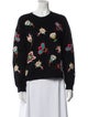 Valentino Virgin Wool Floral Print Sweater