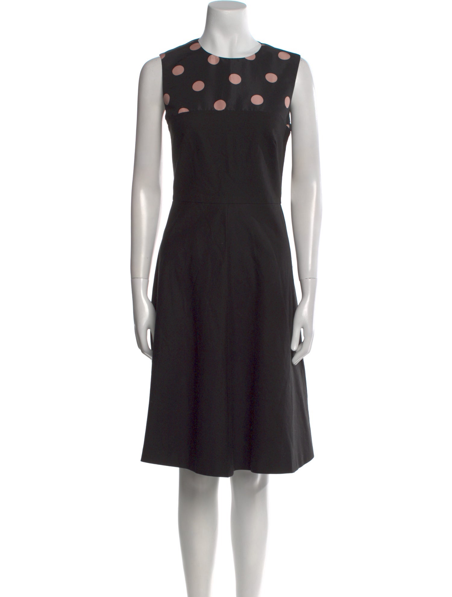 Red Valentino Crew Neck Knee-Length Dress